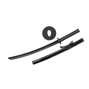 Черна тренировъчна катана Tole10 32748 – фибростъкло